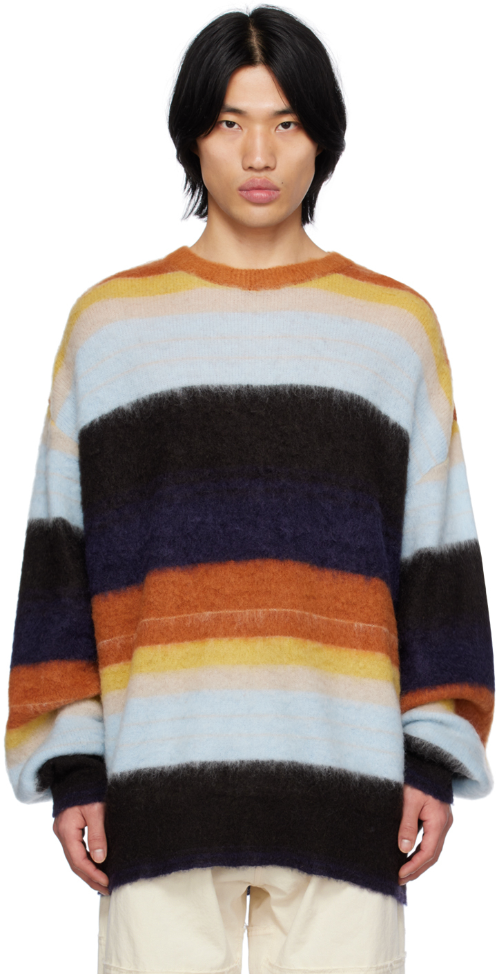 Stein Multicolor Color Combination Sweater In Multi Stripes Stein Multicolor Color Combination Sweater In Multi Stripes