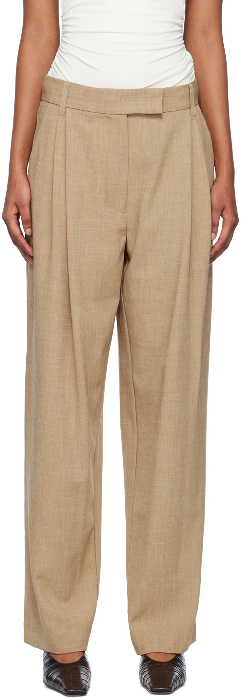 Camilla And Marc Tan Fernando Trousers In Flax