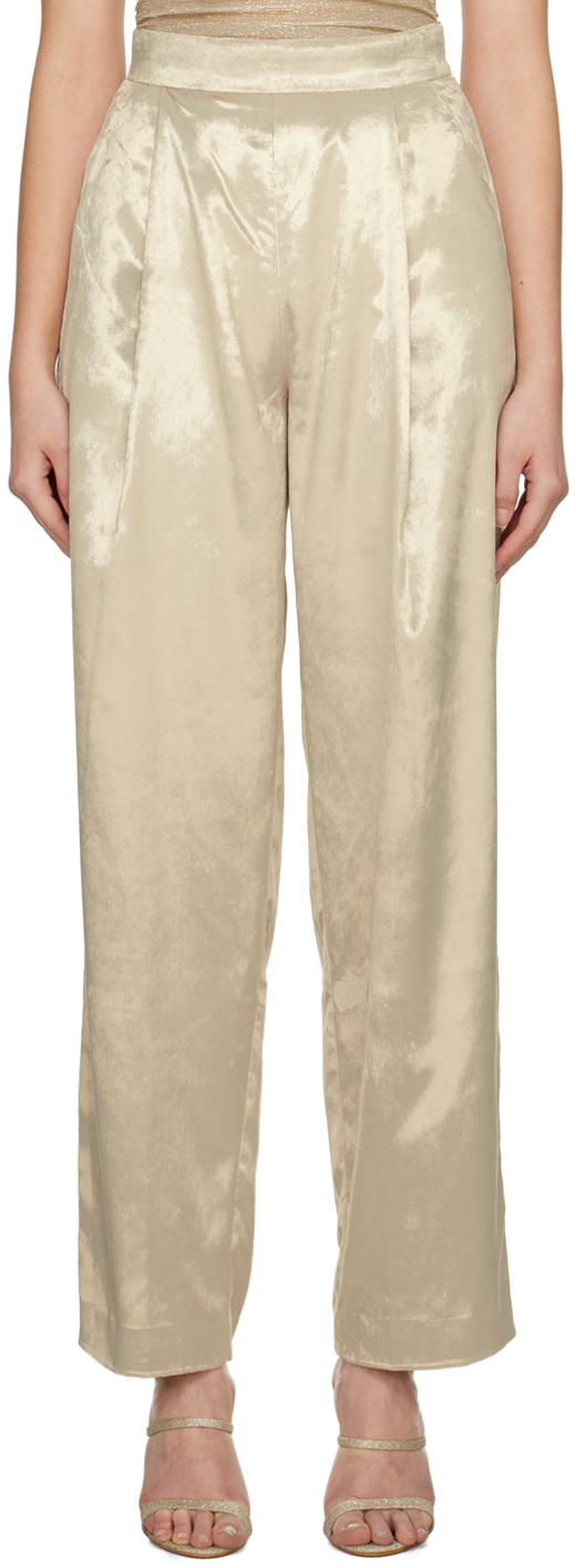 CAMILLA AND MARC: Off-White Carmon Trousers | SSENSE
