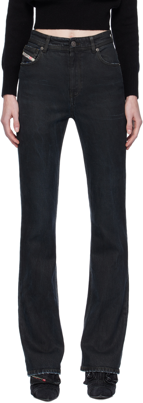 Shop Diesel Black D-escription-s Jeans In 9xx