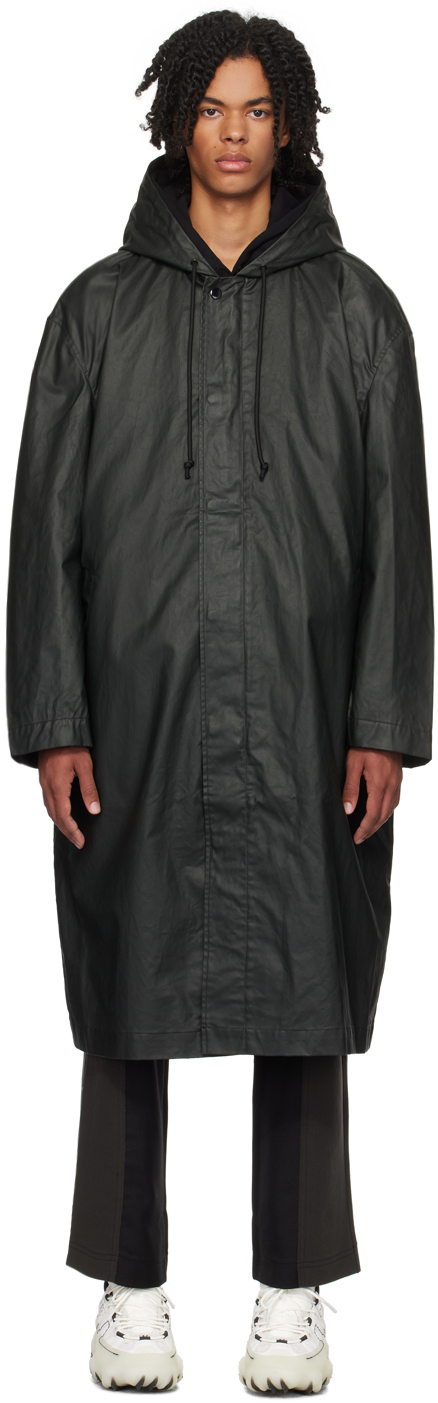 Black J-Coat Coat