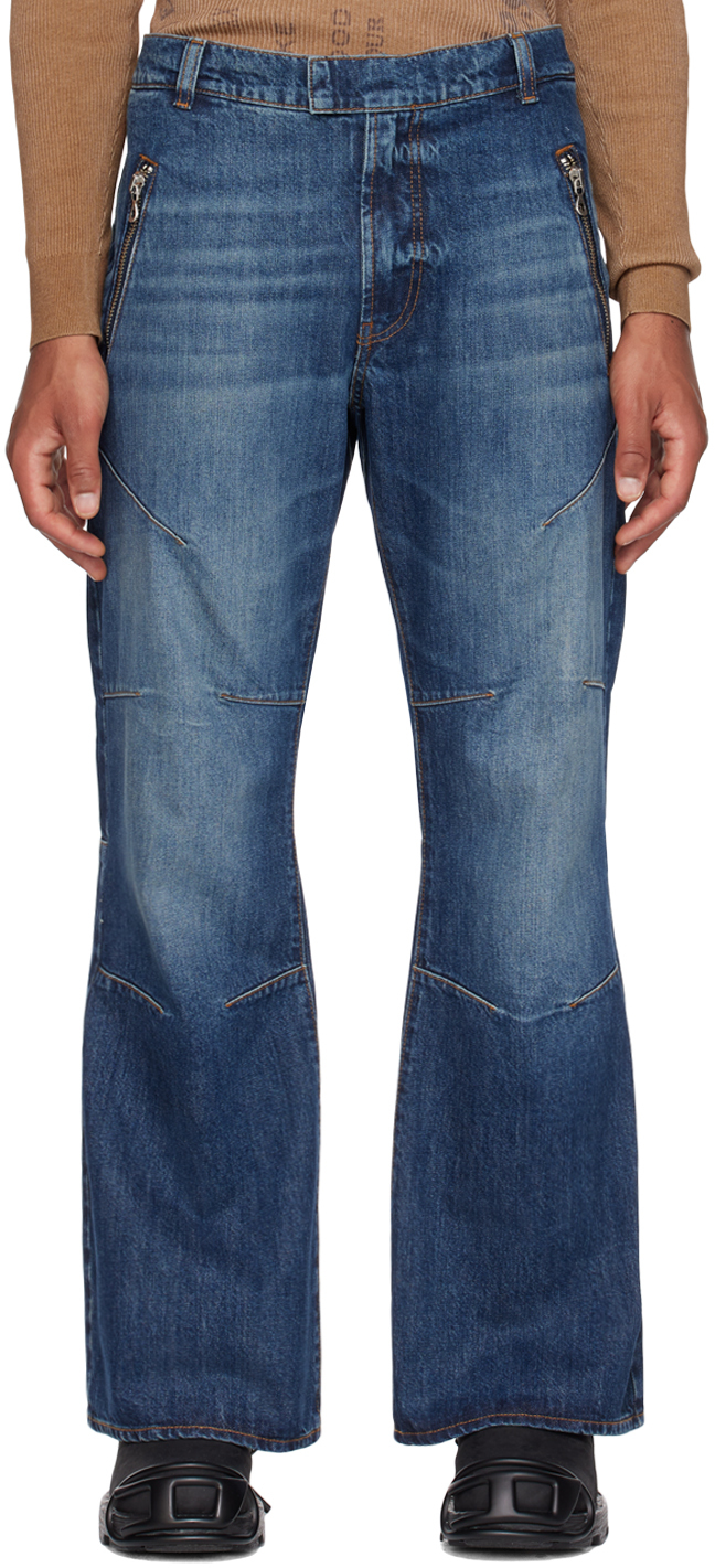 Shop Diesel Blue D-ismis Jeans In 1