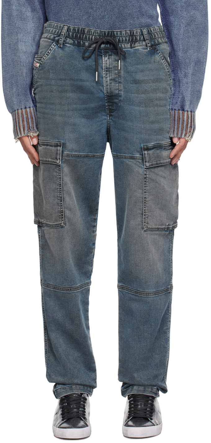 Blue D-Krooley Cargo Pants