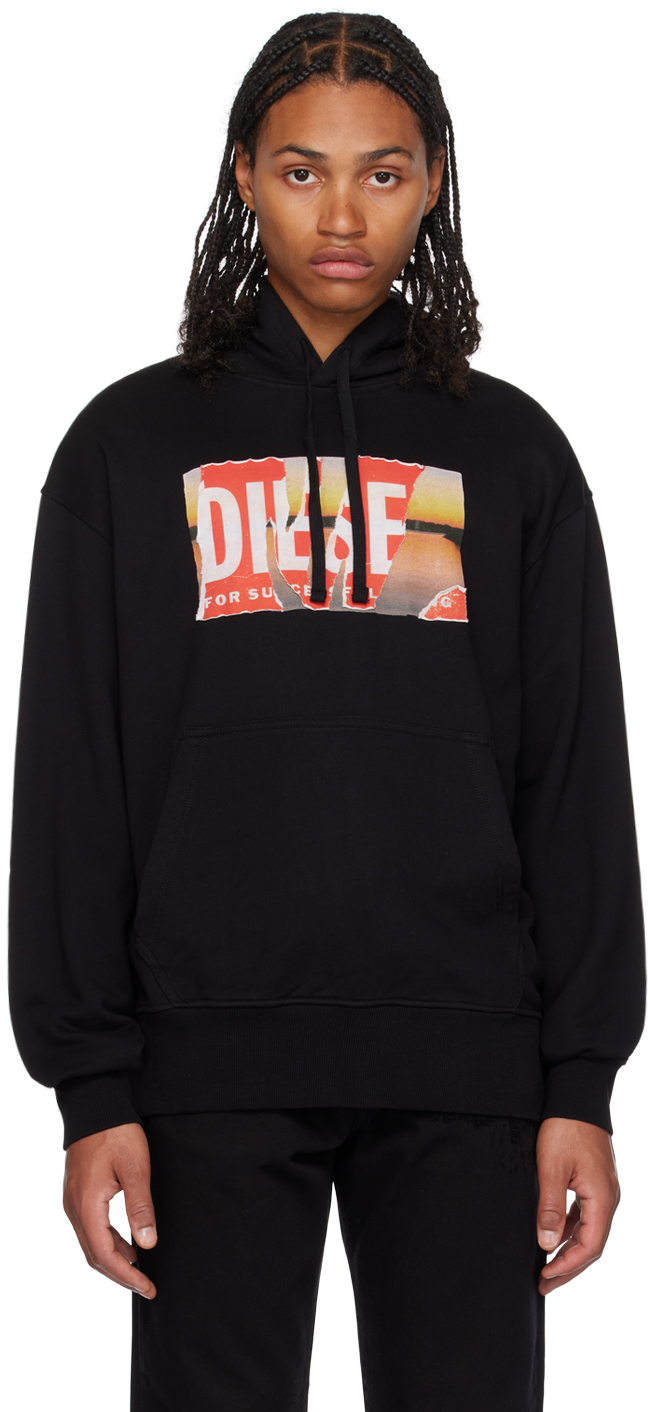 Pull Hoodrich Homme Noir – Taille XS, Coton, Capuche, état Correct