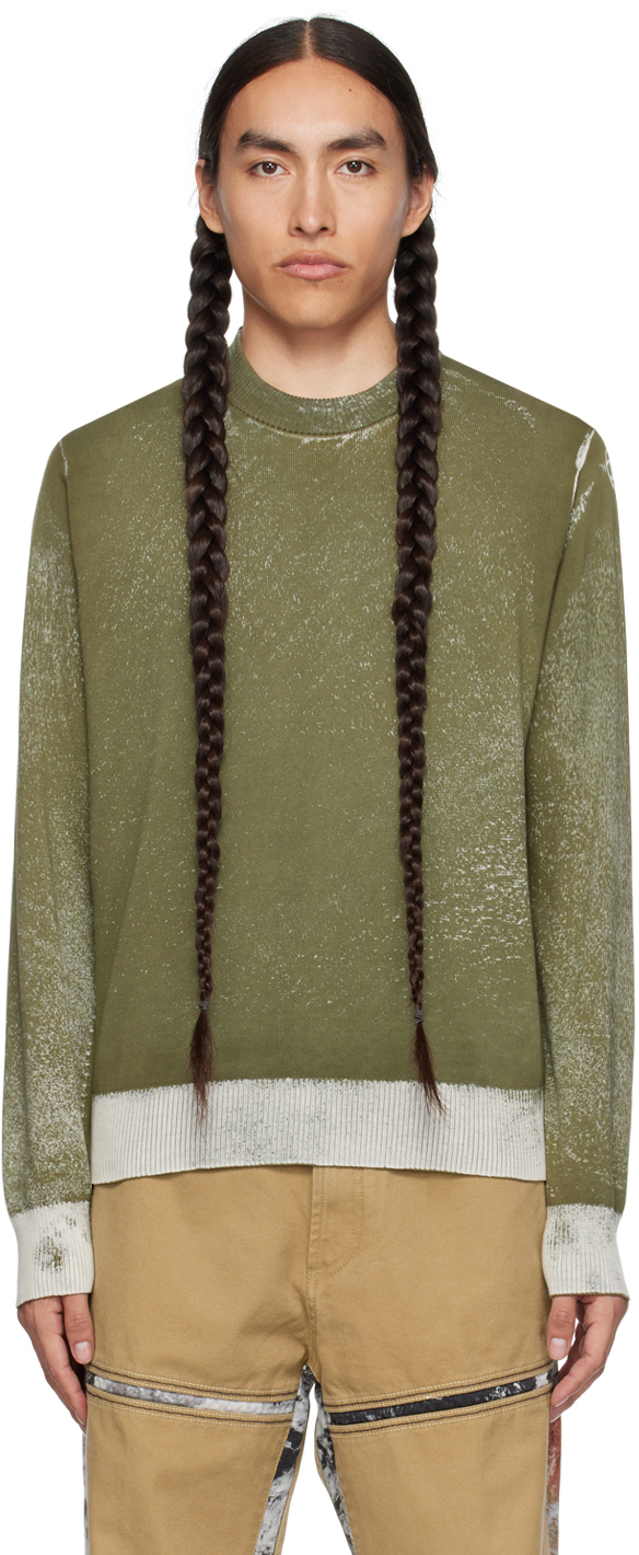 Diesel Green K-larence-b Sweater In 5af