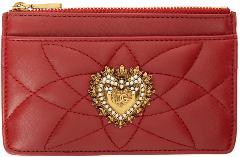 Dolce & Gabbana Red Devotion Card Holder