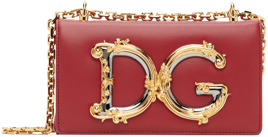 Dolce and gabbana hot sale red purse