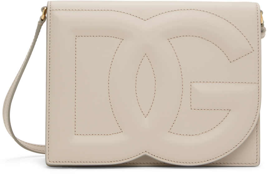 Dolce & Gabbana Off-White 'DG' Shoulder Bag