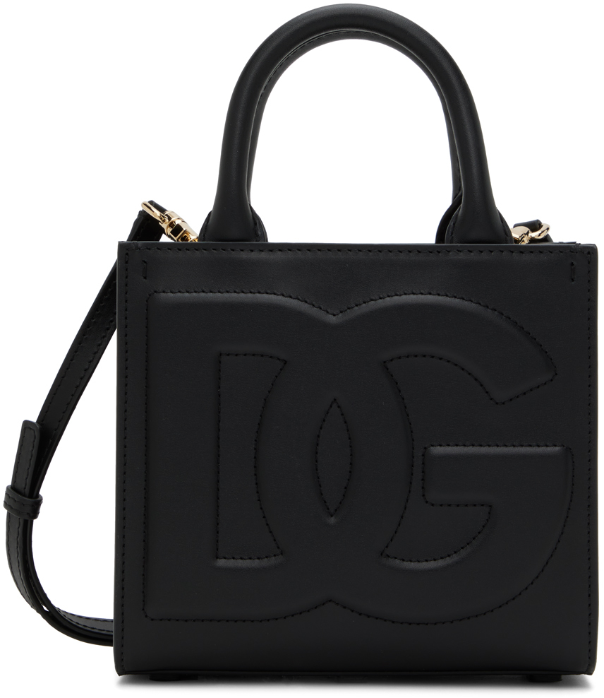 Dolce & Gabbana: Black 'DG' Daily Tote | SSENSE