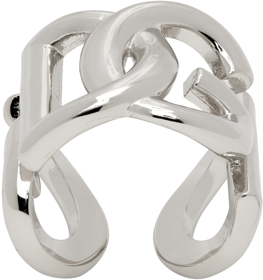 Silver 'DG' Logo Ring