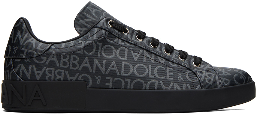 Black Portofino Sneakers