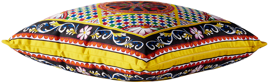 Dolce & Gabbana Multicolor Small Carretto Cushion In Carretto