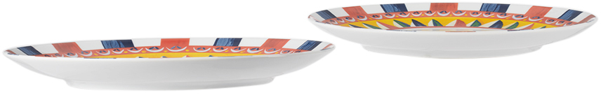 Dolce & Gabbana Multicolor Carretto Dinner Plate Set In Carretto