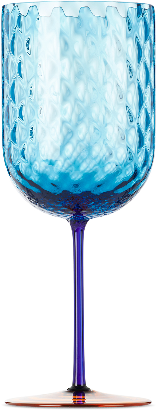 Dolce & Gabbana Blue Carretto Red Wine Glass