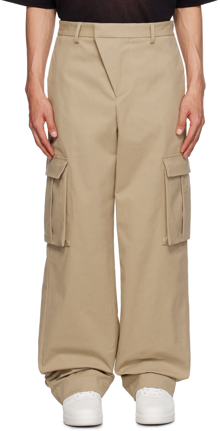 424 BEIGE CINCH CARGO PANTS