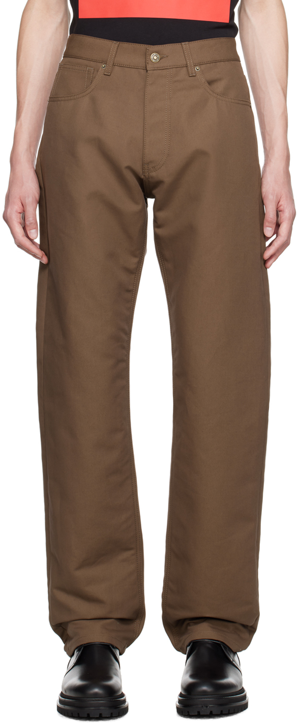 424 Brown Patch Trousers