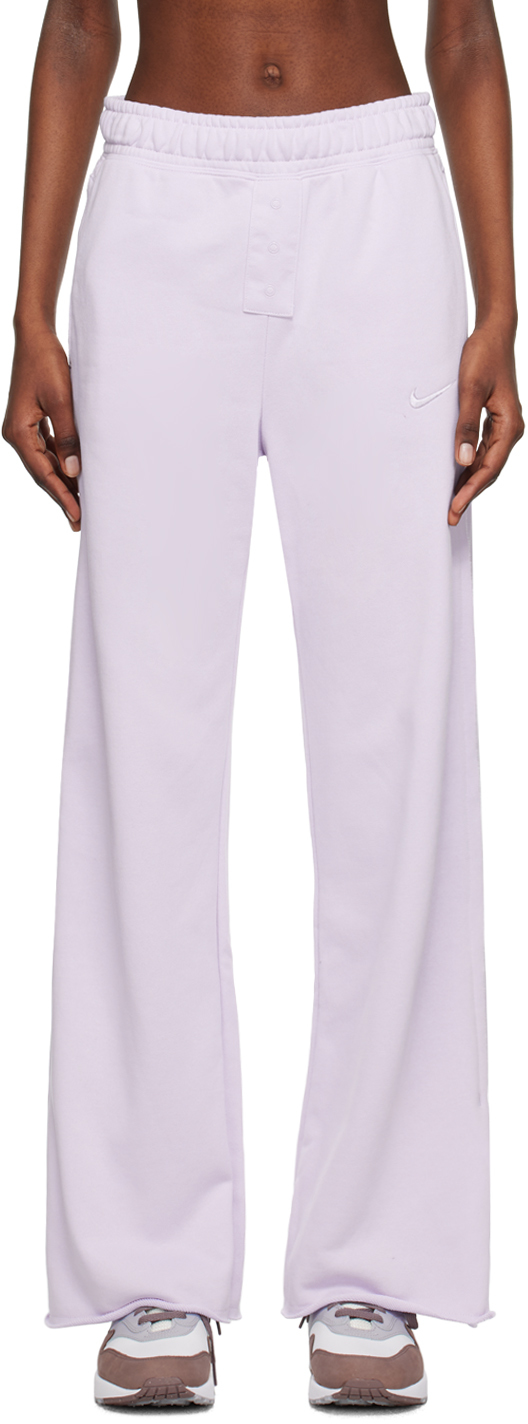 Shop Nike Purple Sportswear Everyday Modern Lounge Pants In Oxygen Purple/indigo