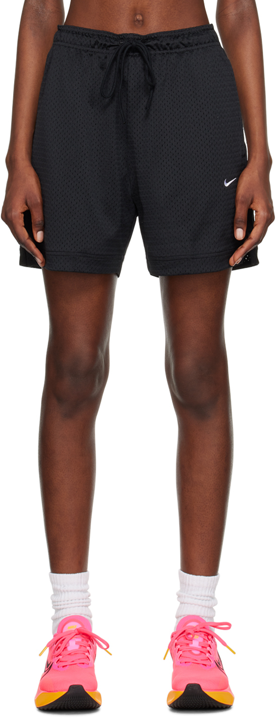 Nike Black Sportswear Authentics Shorts In Black/white