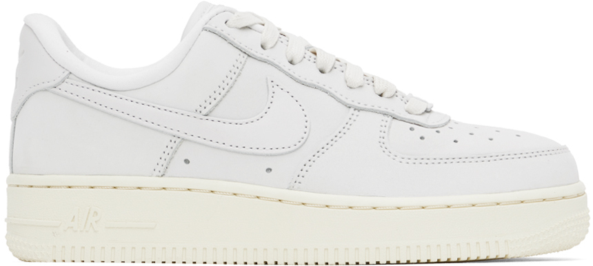 Nike Off-white Air Force 1 Premium Sneakers In Summit White/summit