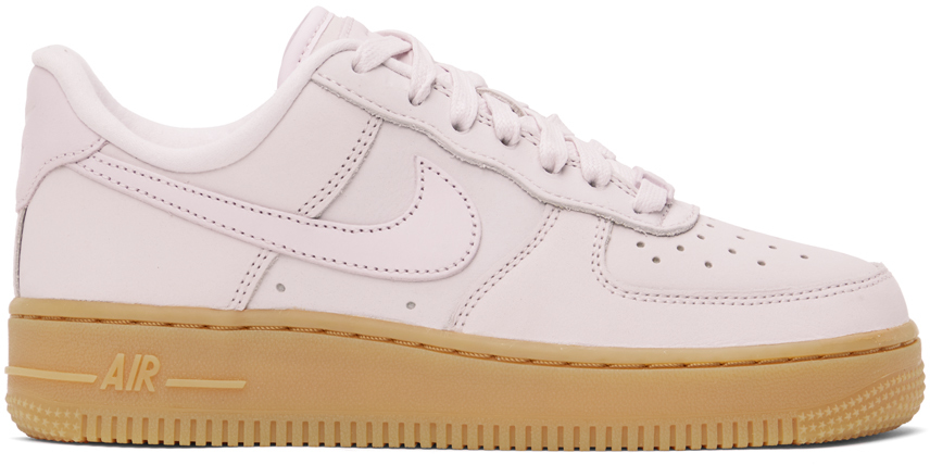 Shop Nike Pink Air Force 1 Premium Sneakers In Pearl Pink/pearl Pin