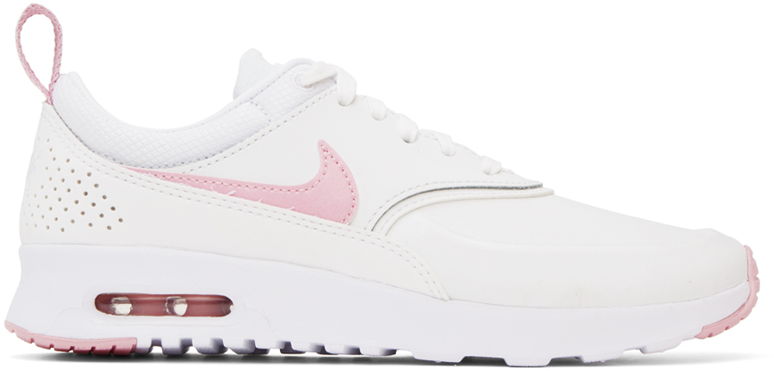 White Air Max Thea Premium Sneakers by Nike on Sale