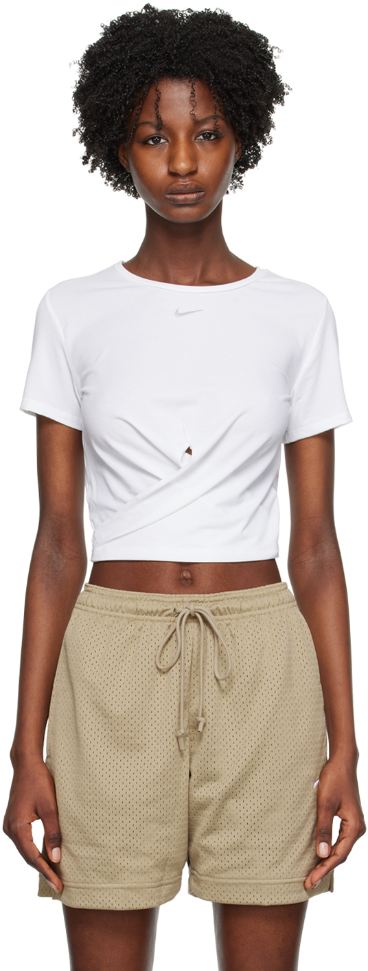 Nike White One Luxe T-Shirt