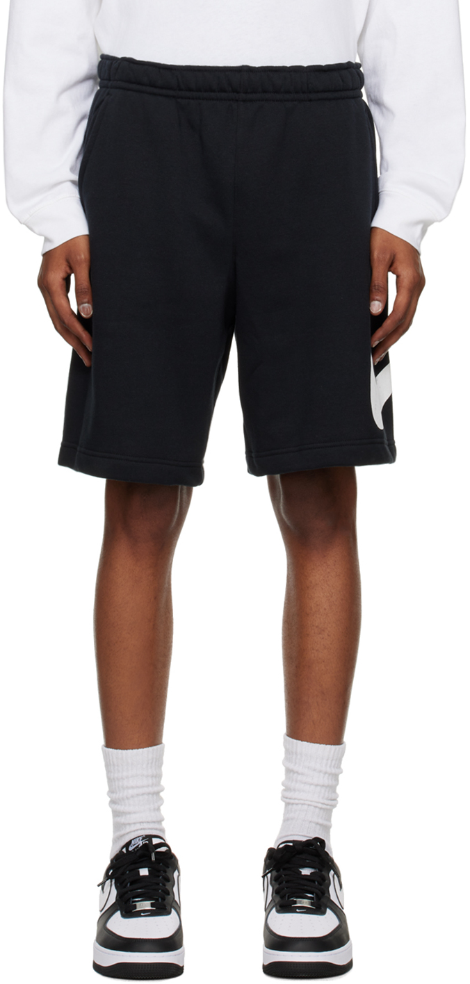Nike: Black Printed Shorts | SSENSE