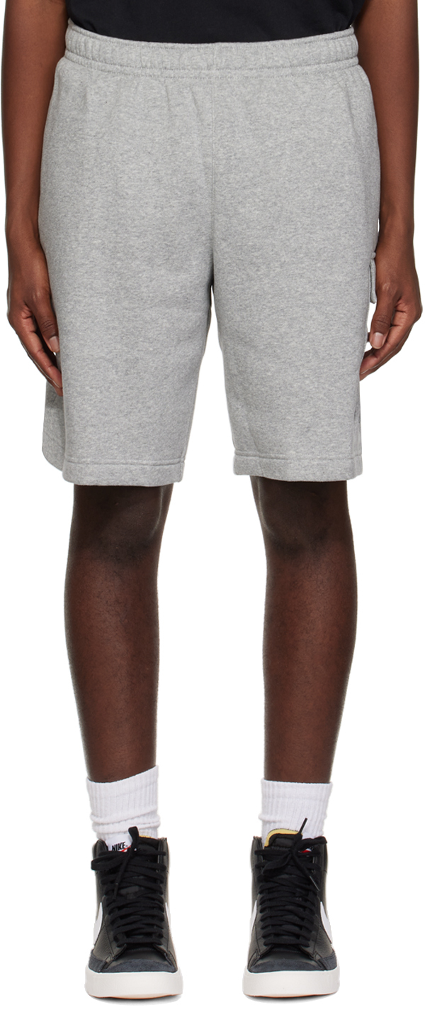Nike: Gray Cargo Shorts | SSENSE Canada