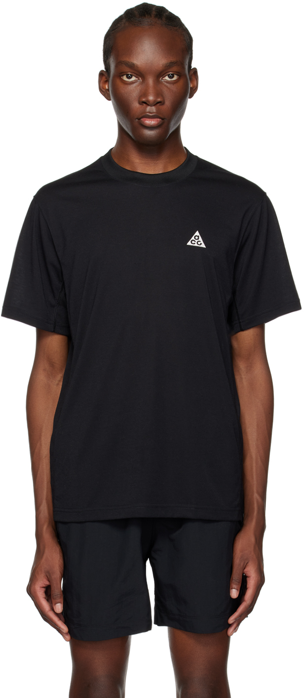 Shop Nike Black Goat Rocks T-shirt In 010 Black/anthracite