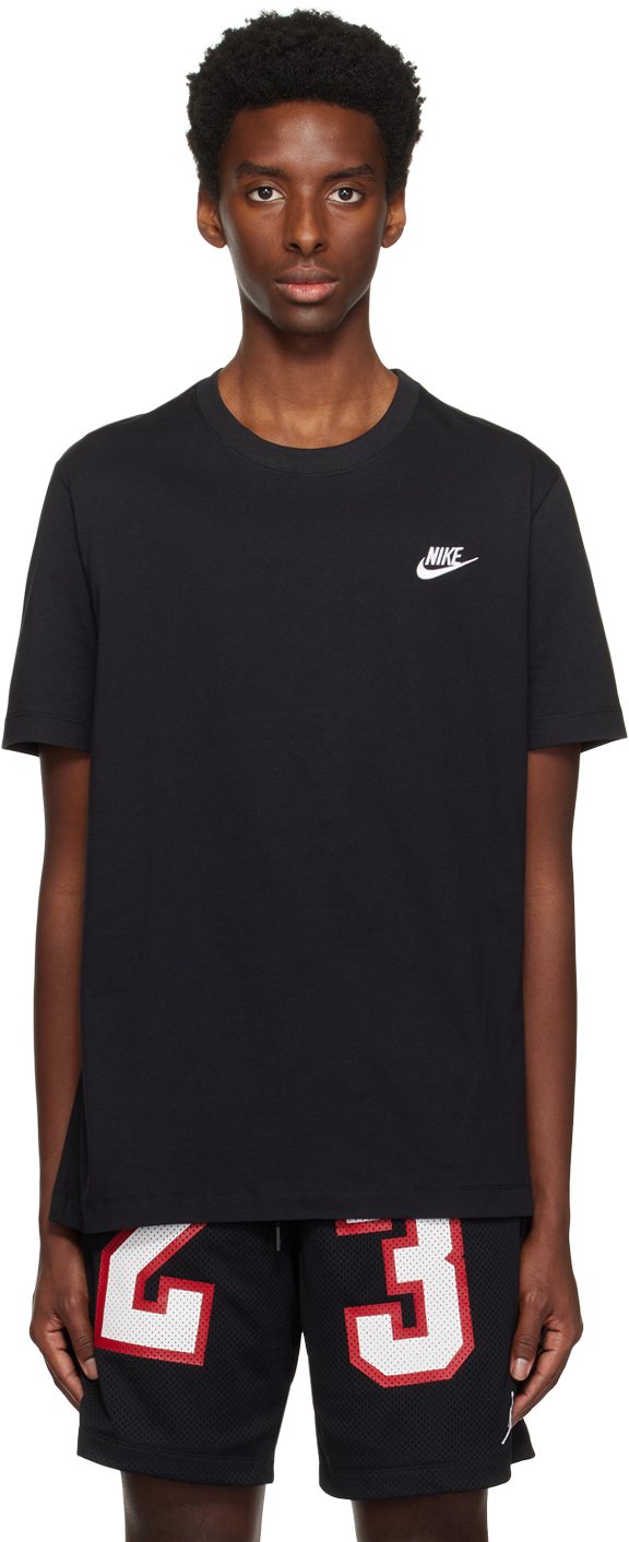 Nike Black Embroidered T-Shirt
