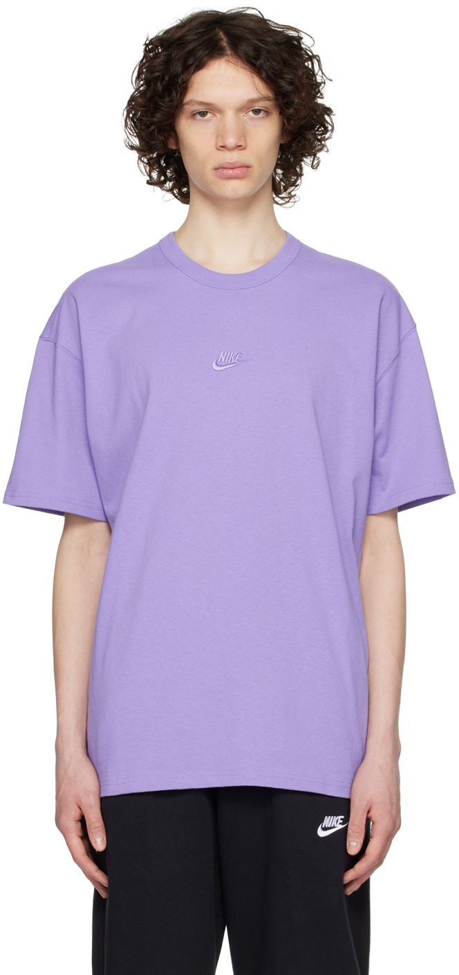 desastre Ponte de pie en su lugar fusión Nike: Purple Essentials T-Shirt | SSENSE