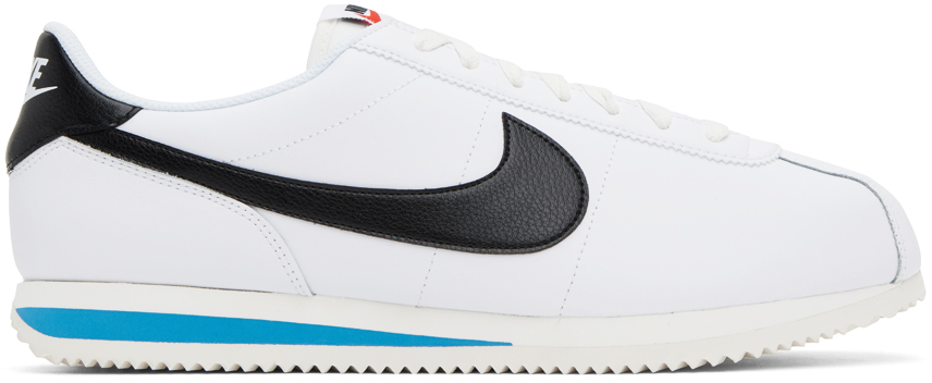 mens black and white cortez