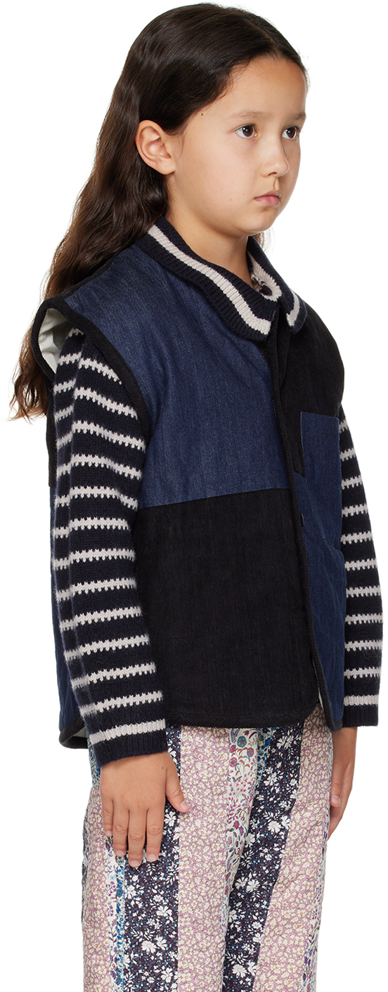 ESTHER KIDS BLUE & BLACK SKYE VEST 