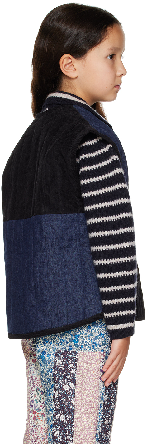 ESTHER KIDS BLUE & BLACK SKYE VEST 