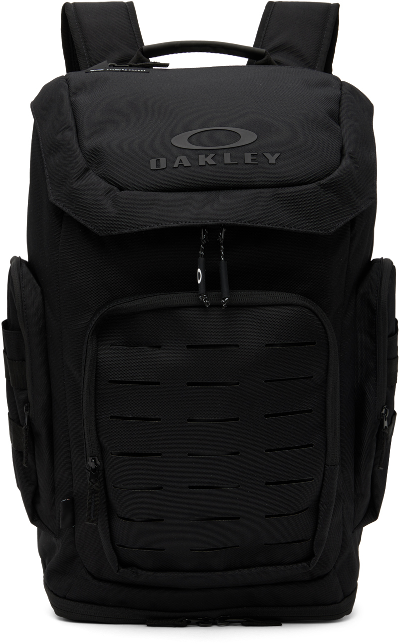 Oakley Black Urban Ruck Backpack In Burgundy