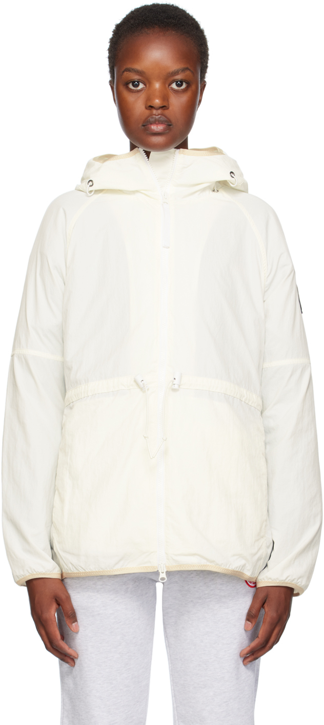 Canada Goose White Lundell Jacket