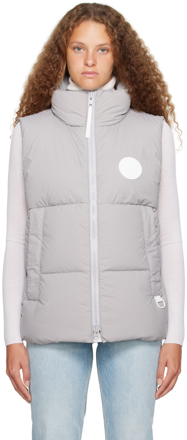 Canada Goose Gray Everett Down Vest In 439 Moonstone Grey-p | ModeSens