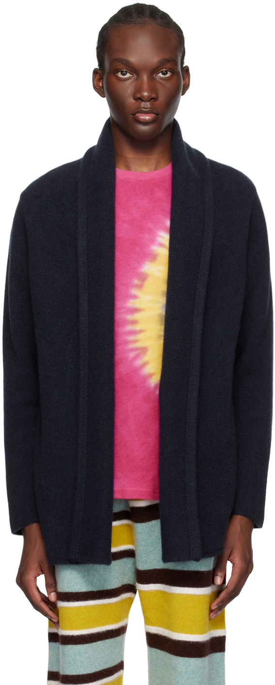 SSENSE Exclusive Navy Smoking Cardigan