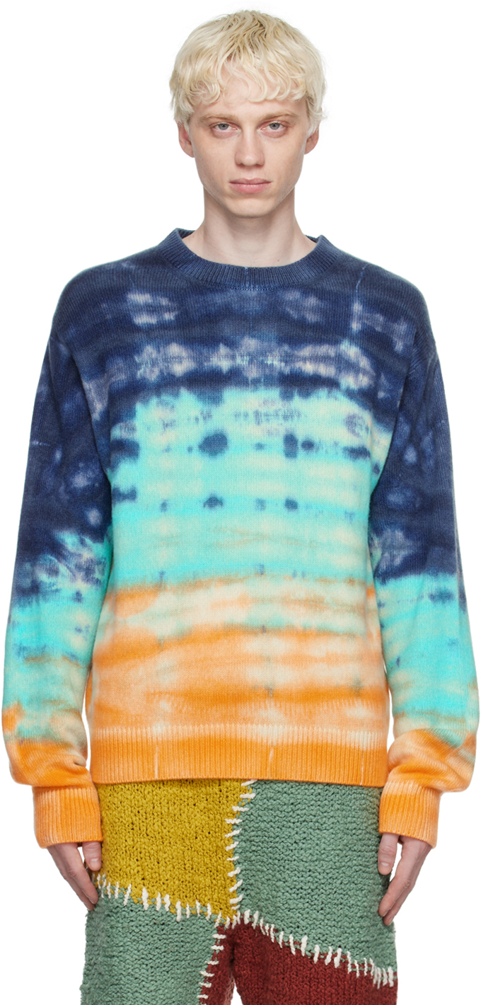 Multicolor Hand-Dyed Sweater