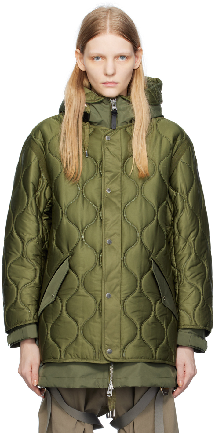 Mackage Green Maia 2-in-1 Jacket Set In Light Military