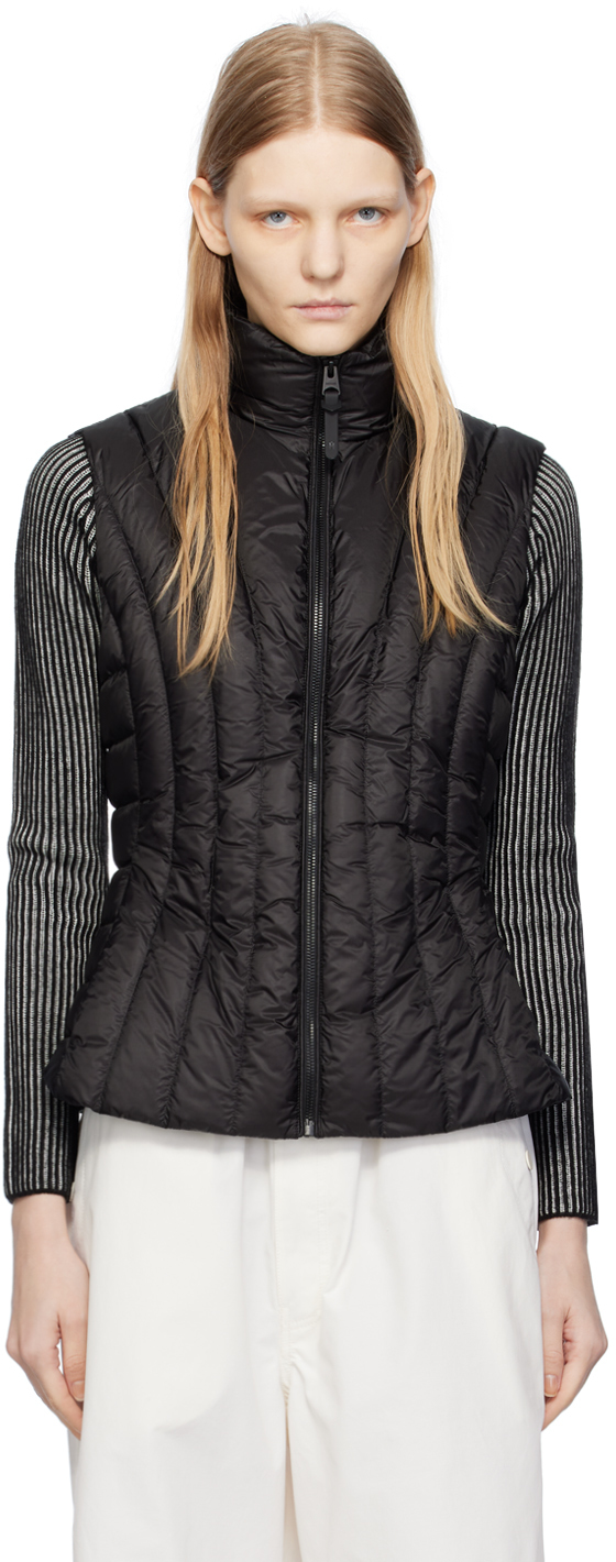 Black Lilyan Down Vest by MACKAGE on Sale