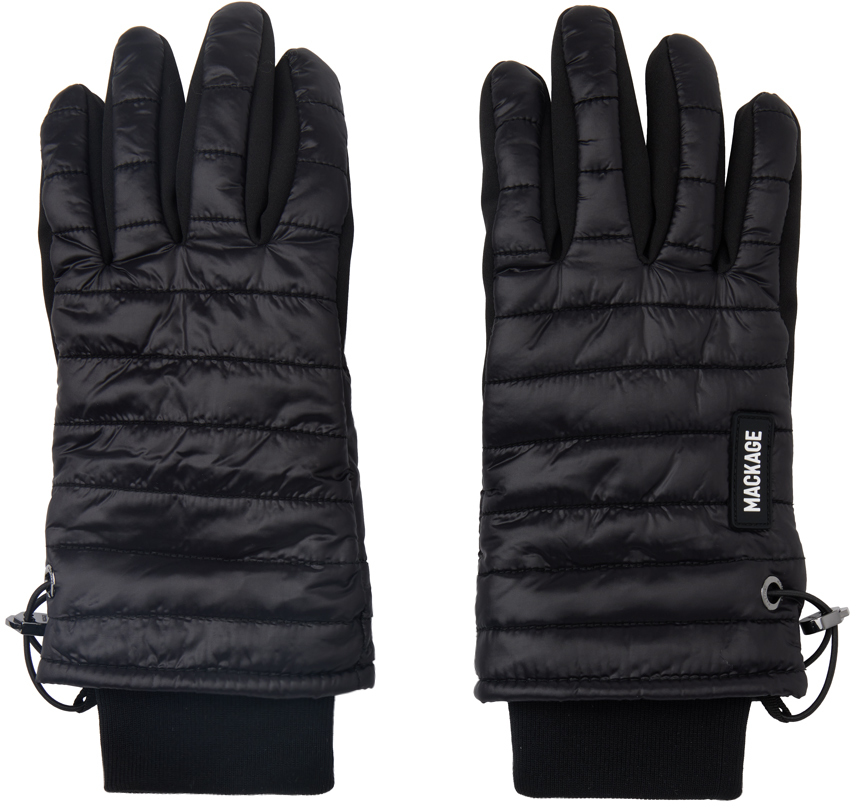 Mackage Black Alfie Re-stop Gloves