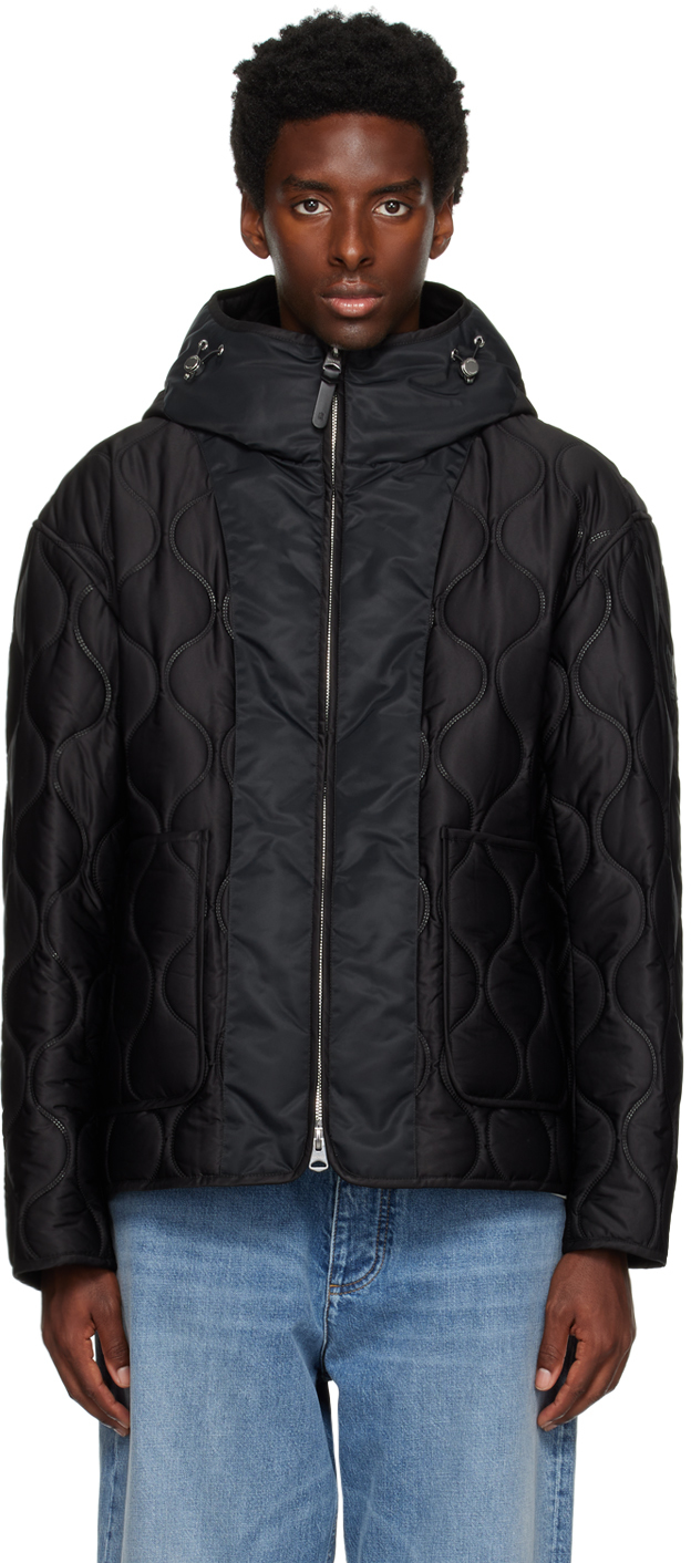 Louis Vuitton Men's Burgundy Reversible Quilted Down Puffer Jacket