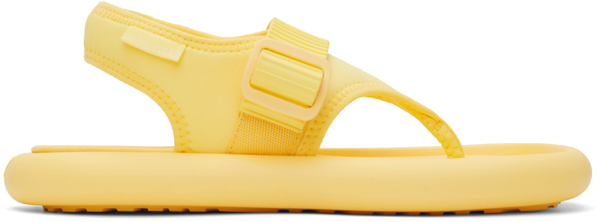 Ottolinger Yellow Camper Edition Aqua Sandals In Lt/pastel Yellow