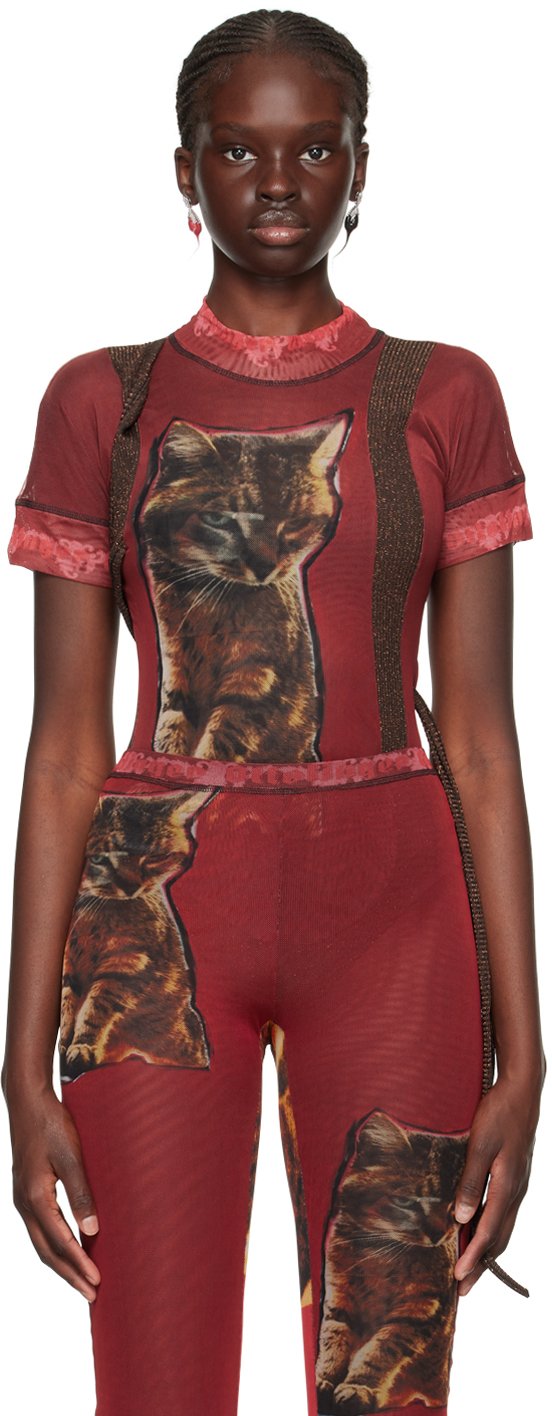 Ottolinger Red Cat Bodysuit