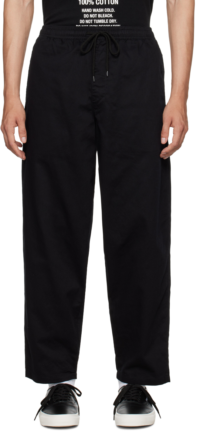 Neighborhood Black Easy Trousers | ModeSens