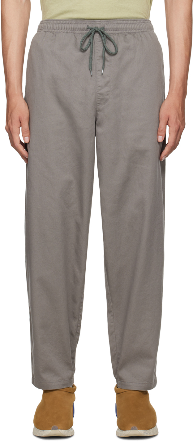Neighborhood: Gray Easy Trousers | SSENSE Canada