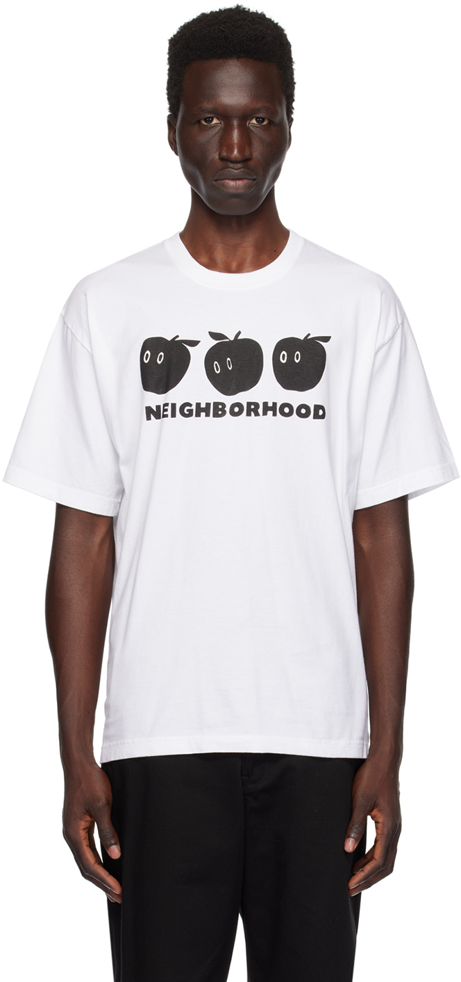 Shop Neighborhood White Printed T-shirt