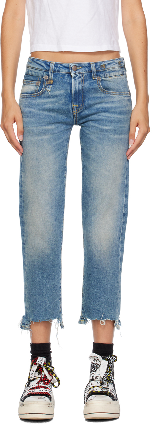 R13 Blue Boy Jeans SSENSE UK