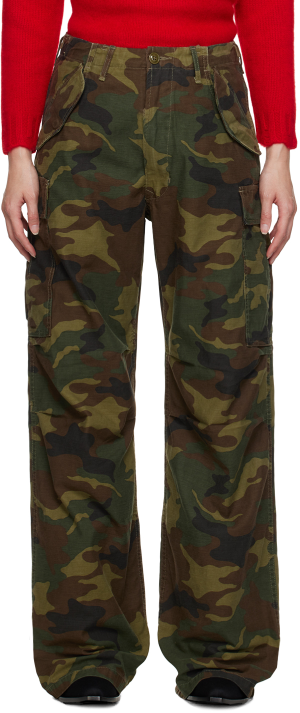 Green Camouflage Trousers